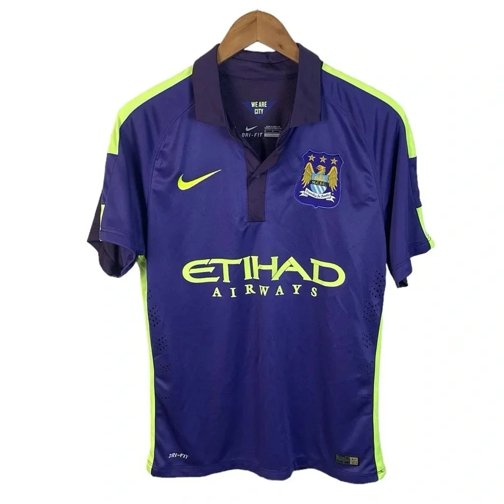 PO710 Men’s Nike Dri Fit Manchester City Etihad Airways Wilfried Soccer Jersey S